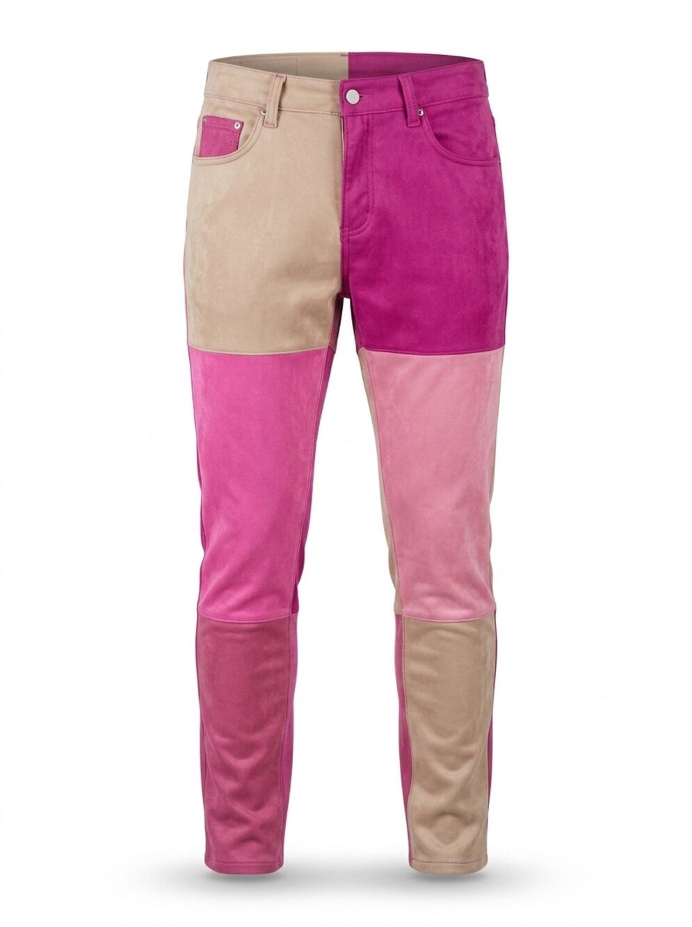 mnml Multicolor Patchwork Colorblock Button Fly Jeans Men Size 30